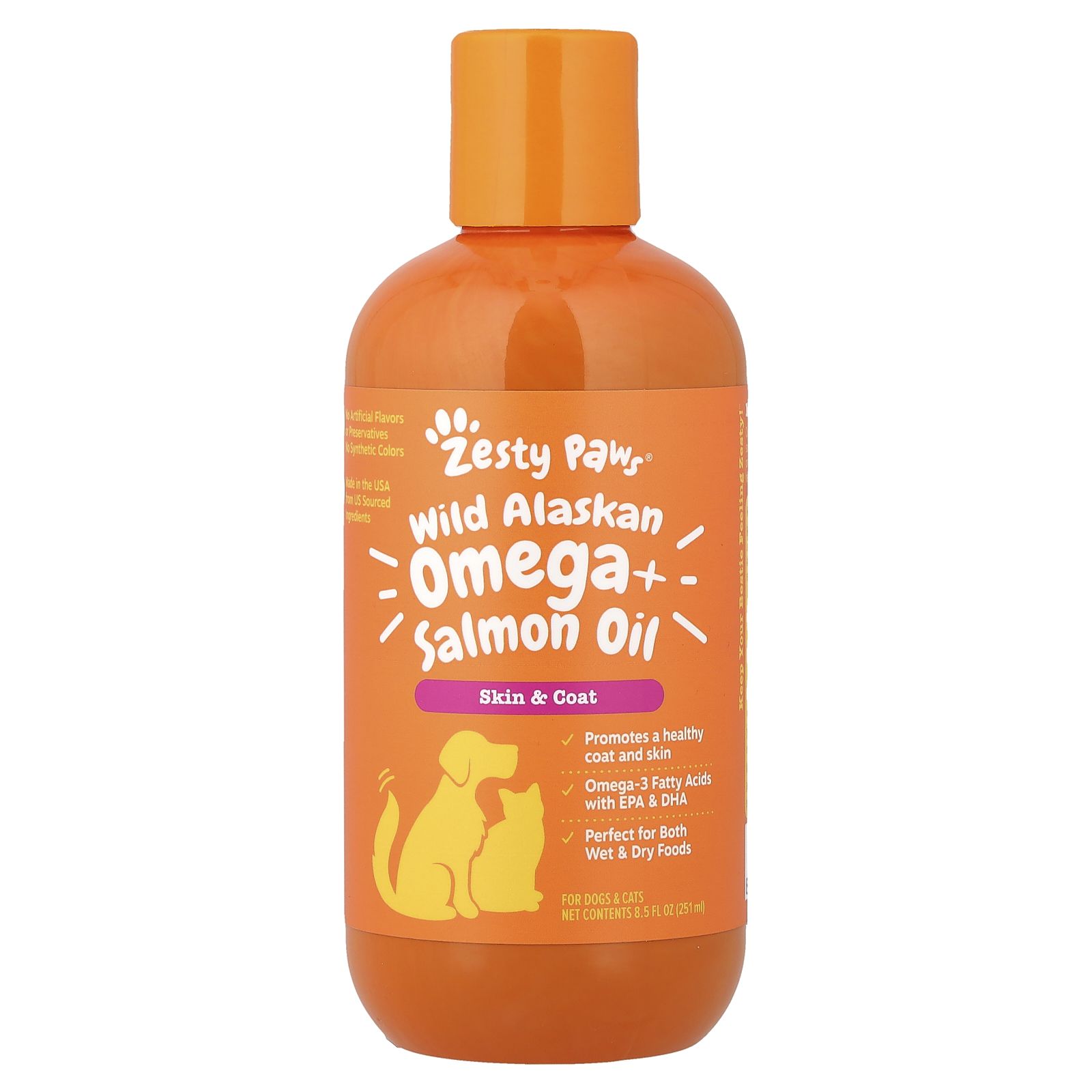 Salmon Oil 8.5oz front
