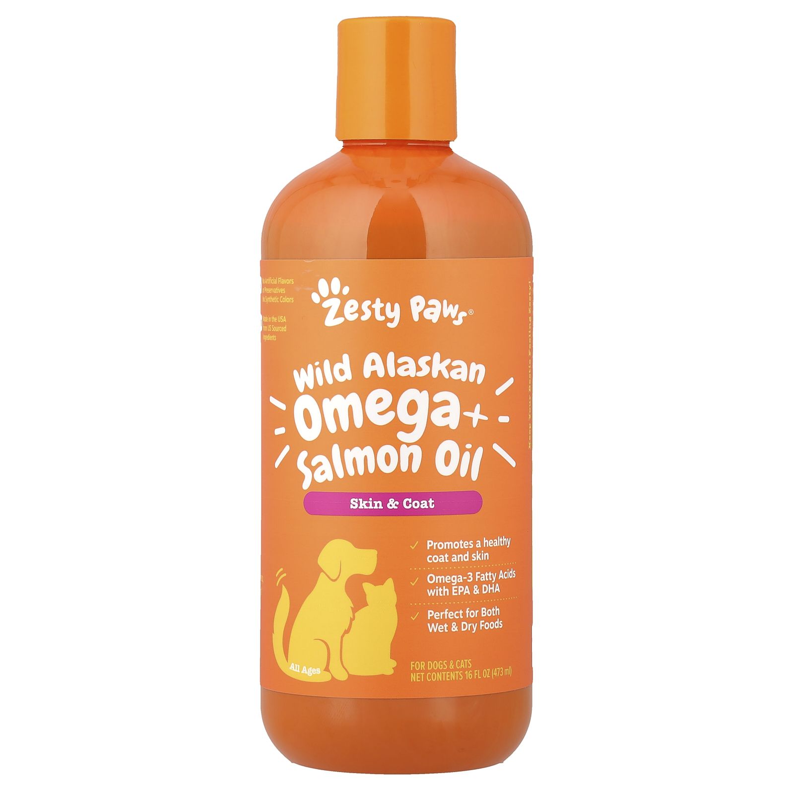 Salmon Oil 16oz front